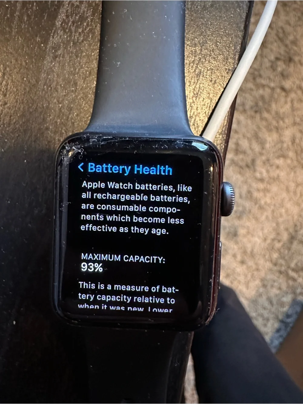 Apple Watch Series 3 - Black Sport Band